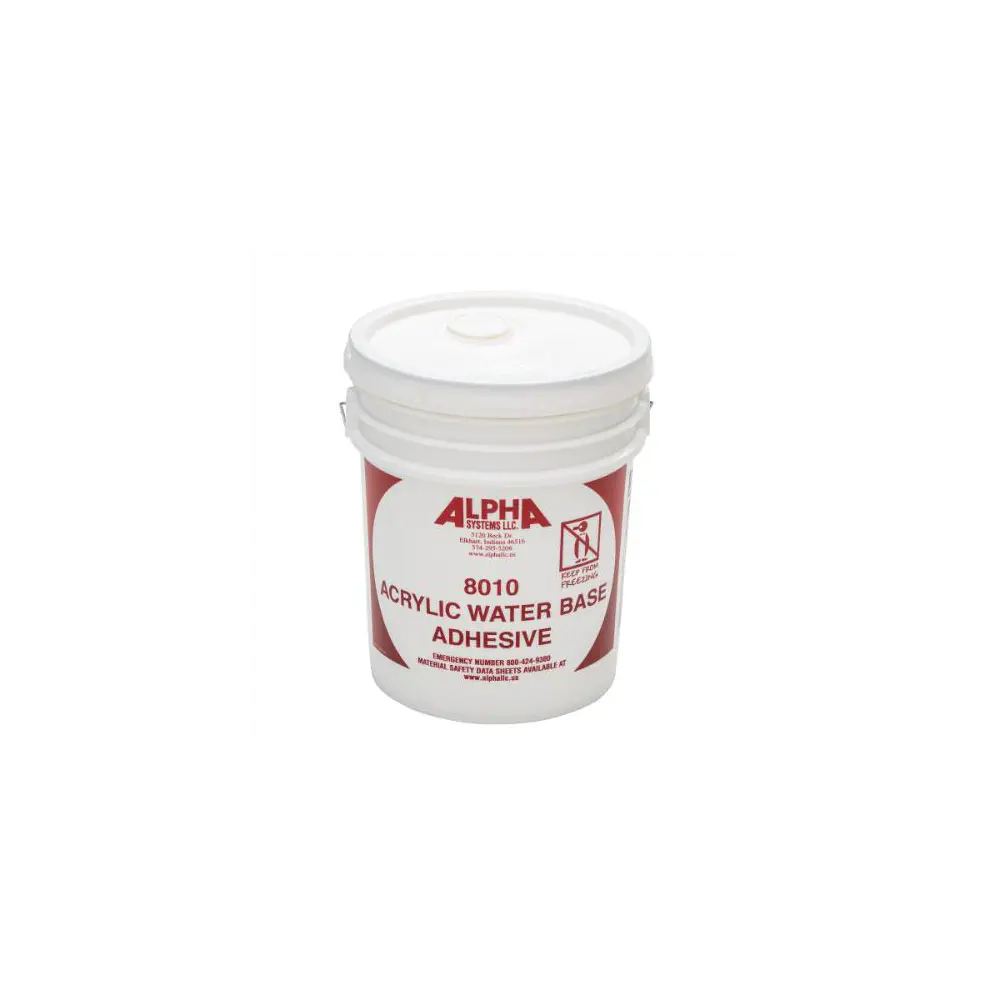 8010 Acrylic Water Base Adhesive - 5 Gallon Bucket - LIP2020002231